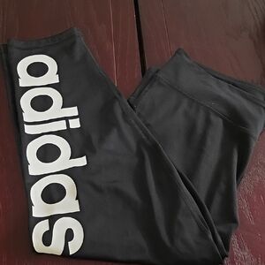 Adidas Black and White Leggings